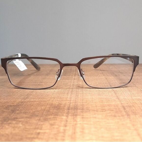 New PIERRE CARDIN Eyeglass Frame, Rx'able, nrown lightweight glasses 53-18-140 - Picture 2 of 6